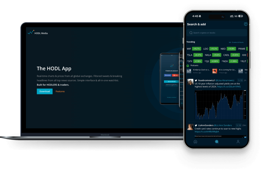 HODL Real-Time Crypto Tracker